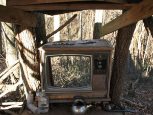 "Television after the Collapse"  photo by Robbt/Flickr/cc