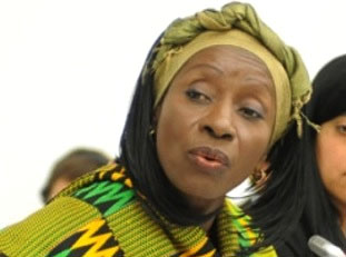 Madam Sherry Ayitey, Minister of Health for Ghana.
